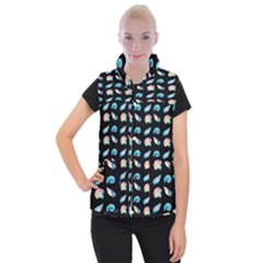 Sea Shells Women s Button Up Vest by Sparkle