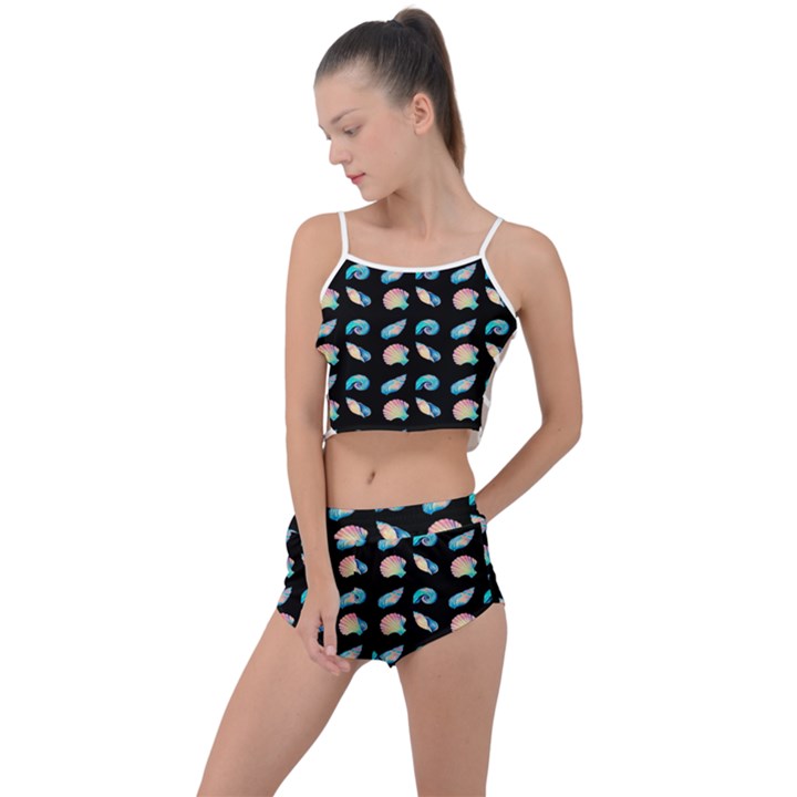 Sea Shells Summer Cropped Co-Ord Set