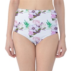 Floral Art Classic High-waist Bikini Bottoms