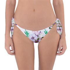 Floral Art Reversible Bikini Bottom