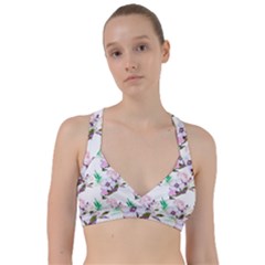 Floral Art Sweetheart Sports Bra by Sparkle