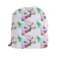 Floral Art Drawstring Pouch (2xl)