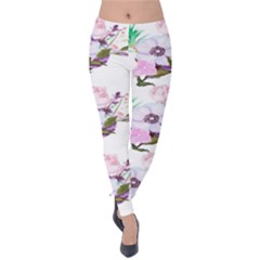 Floral Art Velvet Leggings