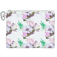 Floral Art Canvas Cosmetic Bag (xxl)