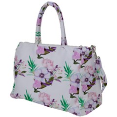 Floral Art Duffel Travel Bag