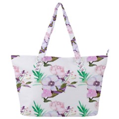 Floral Art Full Print Shoulder Bag by Sparkle