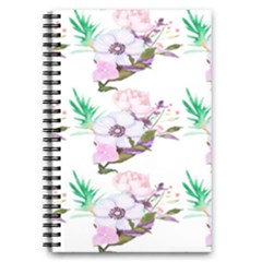 Floral Art 5 5  X 8 5  Notebook