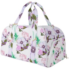 Floral Art Burner Gym Duffel Bag by Sparkle