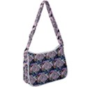 Diamond Spots Zip Up Shoulder Bag View1