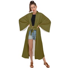 Antique Bronze Maxi Kimono by FabChoice