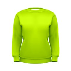 Arctic Lime Women s Sweatshirt by FabChoice