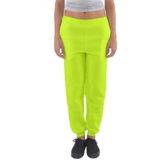 Arctic Lime Women s Jogger Sweatpants by FabChoice