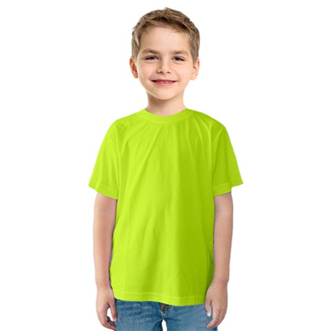 Arctic Lime Kids  Sport Mesh Tee by FabChoice