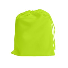 Arctic Lime Drawstring Pouch (xl) by FabChoice