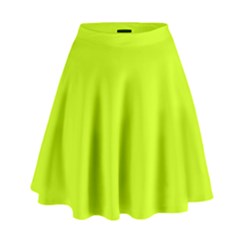 Arctic Lime High Waist Skirt by FabChoice