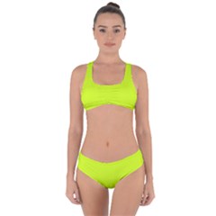 Arctic Lime Criss Cross Bikini Set by FabChoice