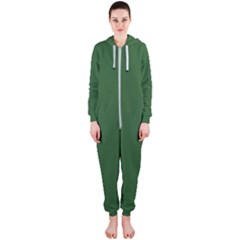 Basil Green Hooded Jumpsuit (ladies)  by FabChoice