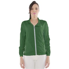 Basil Green Women s Windbreaker by FabChoice