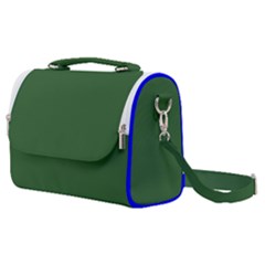 Basil Green Satchel Shoulder Bag by FabChoice