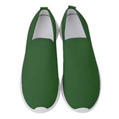 Basil Green Women s Slip On Sneakers by FabChoice