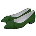 Basil Green Women s Bow Heels View2