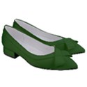 Basil Green Women s Bow Heels View3