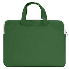 Basil Green Macbook Pro Double Pocket Laptop Bag