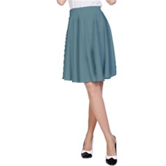 Beetle Green A-line Skirt by FabChoice