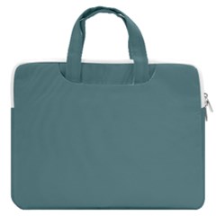 Beetle Green Macbook Pro Double Pocket Laptop Bag (large)