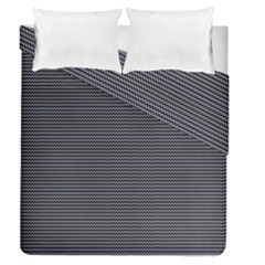 Chevron Colors Blanc/noir Duvet Cover Double Side (queen Size) by kcreatif