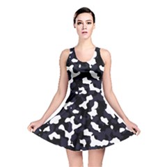 Camouflage Bleu Reversible Skater Dress by kcreatif