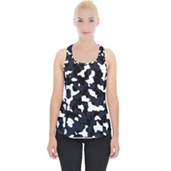 Camouflage Bleu Piece Up Tank Top by kcreatif