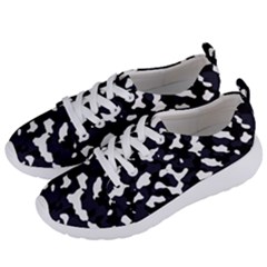 Camouflage Bleu Women s Lightweight Sports Shoes by kcreatif