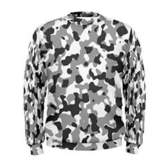 Camouflage Gris/blanc Men s Sweatshirt by kcreatif