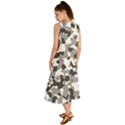 Camouflage Gris/Blanc Summer Maxi Dress View2