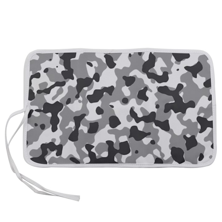 Camouflage Gris/Blanc Pen Storage Case (L)