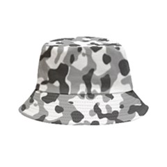 Camouflage Gris/blanc Bucket Hat