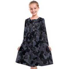 Camouflage Violet Kids  Midi Sailor Dress by kcreatif