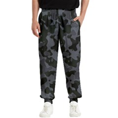 Camouflage Violet Men s Elastic Waist Pants