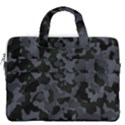 Camouflage Violet MacBook Pro Double Pocket Laptop Bag (Large) View2