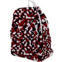 Camouflage rouge Top Flap Backpack View1