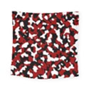 Camouflage rouge Square Tapestry (Small) View1