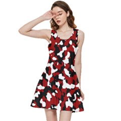 Camouflage Rouge Inside Out Racerback Dress