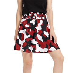 Camouflage Rouge Waistband Skirt