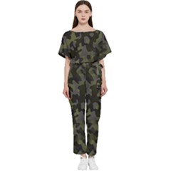 Camouflage Vert Batwing Lightweight Jumpsuit