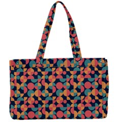 Beautiful Shapes Pattern Canvas Work Bag by designsbymallika