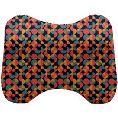 Beautiful Shapes Pattern Head Support Cushion by designsbymallika