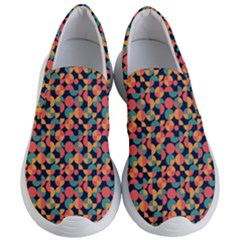 Beautiful Shapes Pattern Women s Lightweight Slip Ons by designsbymallika