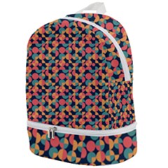 Beautiful Shapes Pattern Zip Bottom Backpack by designsbymallika