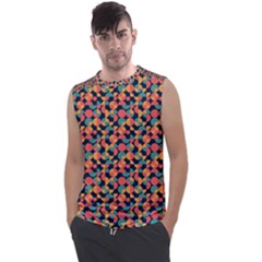 Beautiful Shapes Pattern Men s Regular Tank Top by designsbymallika